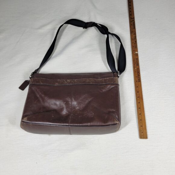 Coach Crossbody Laptop Bag Purse Womens Brown Designer Messenger Computer Work - Picture 14 of 16